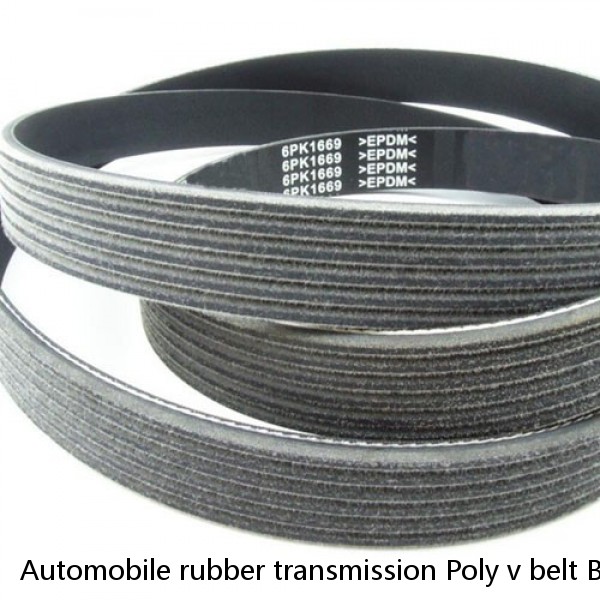 Automobile rubber transmission Poly v belt B41 SPA SPB SPC SPZ