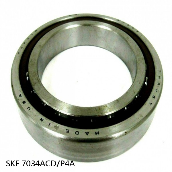 7034ACD/P4A SKF Super Precision,Super Precision Bearings,Super Precision Angular Contact,7000 Series,25 Degree Contact Angle