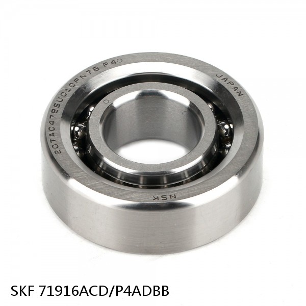 71916ACD/P4ADBB SKF Super Precision,Super Precision Bearings,Super Precision Angular Contact,71900 Series,25 Degree Contact Angle