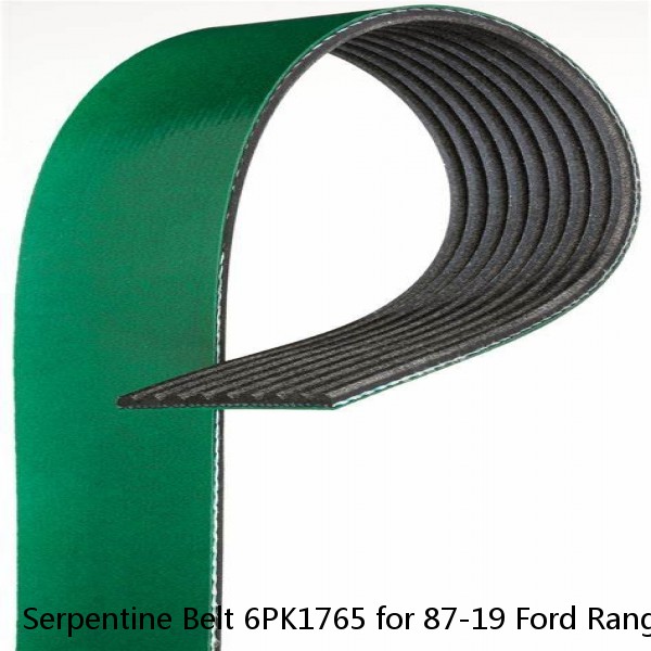 Serpentine Belt 6PK1765 for 87-19 Ford Ranger Mazda Chevrolet Chrysler Porsche