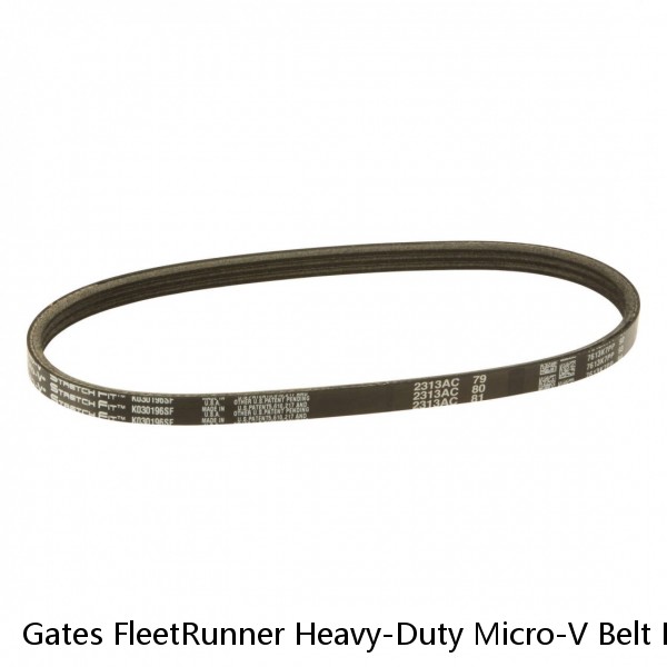Gates FleetRunner Heavy-Duty Micro-V Belt K080670HD for 05-07 Freightliner MT45