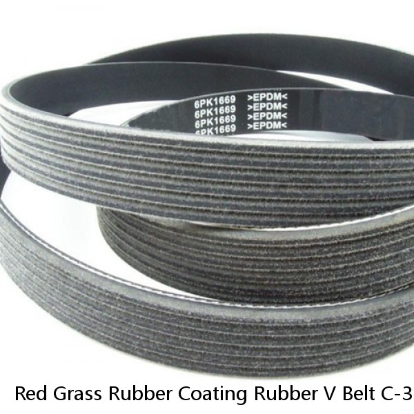 Red Grass Rubber Coating Rubber V Belt C-311
